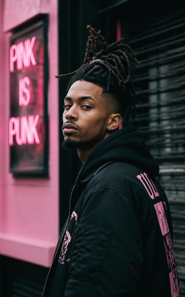 Street photography style hair portrait
